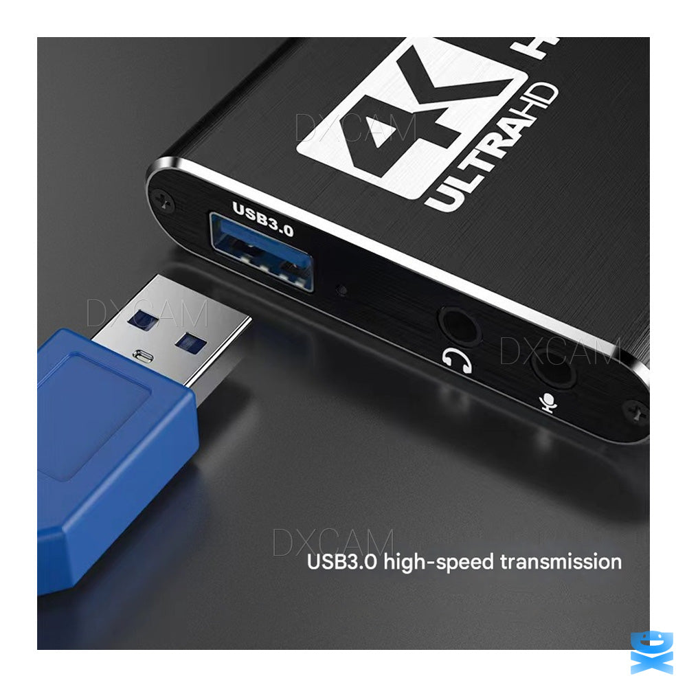 4K Capture Card Audio Video USB 3.0 HDMI Video Capture Device Full HD Recording