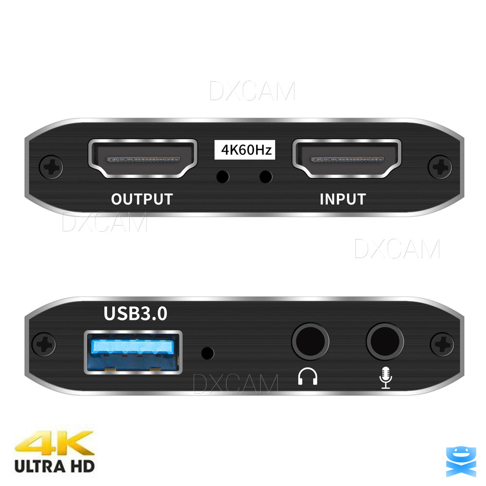 4K Capture Card Audio Video USB 3.0 HDMI Video Capture Device Full HD Recording