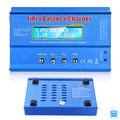 80W Fast Digital Balance Charger For iMAX B6 AC LCD RC LiPo LiFe NiCD Battery With Power Supply