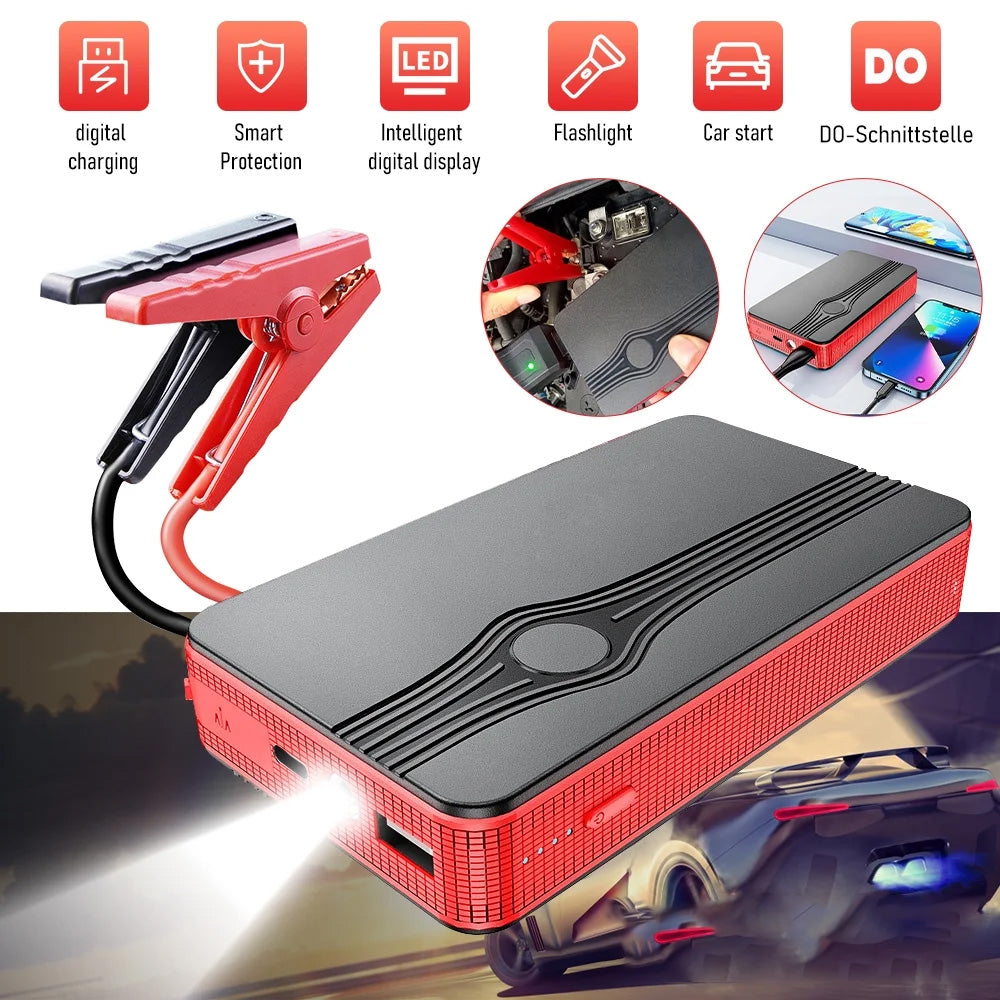 Jumpstarter Car 30000mAh Portable Jumper Power Bank Booster Box Battery Charger