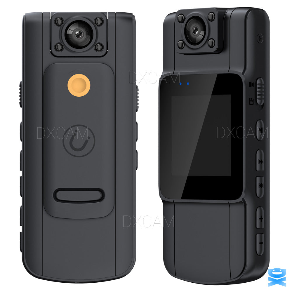 Body Camera HD 1080P 20 Hour Camcorder Mini 180° Video DVR IR Night Cam