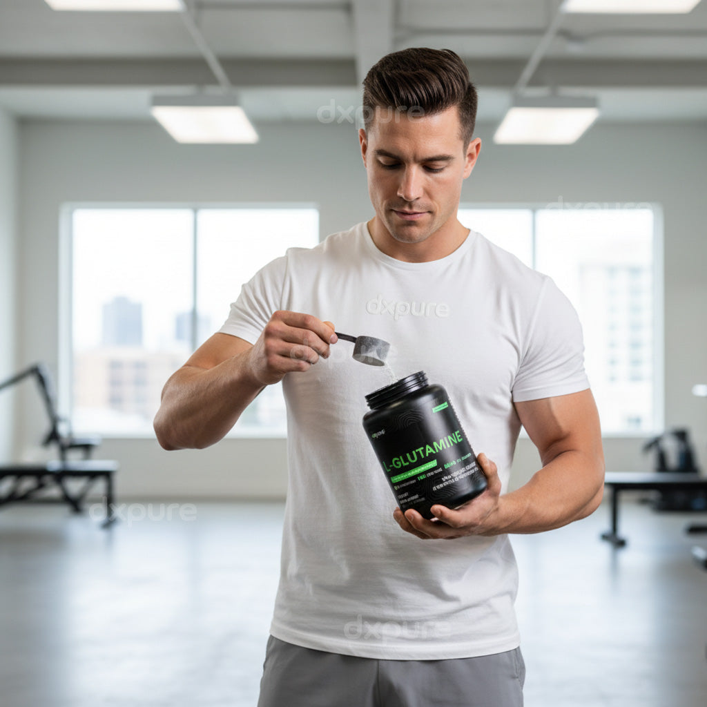 L-Glutamine Powder Workout Recovery 500G - 100 Servings - Unflavored