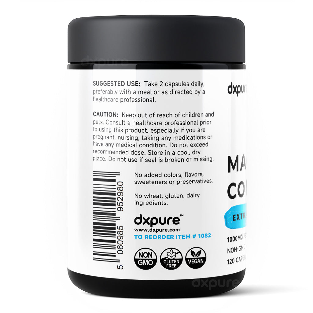 Magnesium Complex Supplement - 1000mg - 120 Capsules