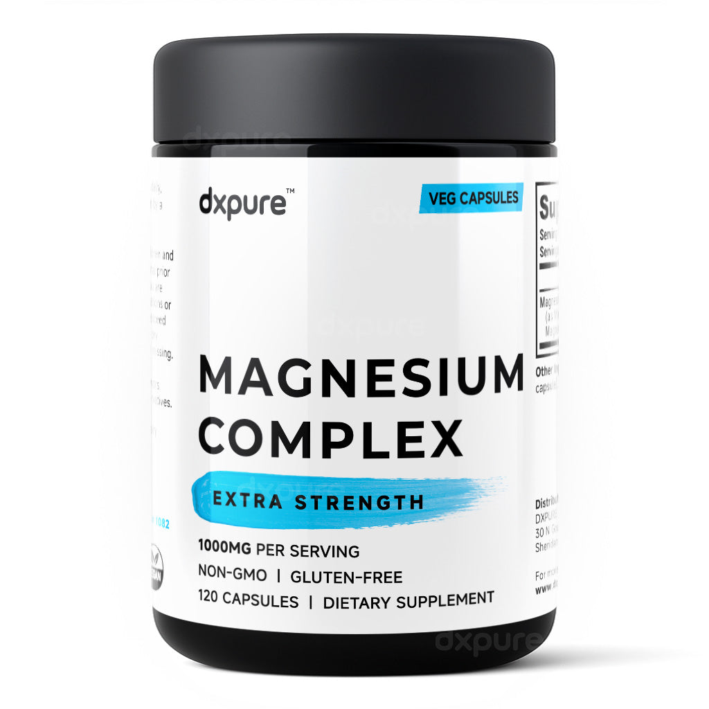 Magnesium Complex Supplement - 1000mg - 120 Capsules