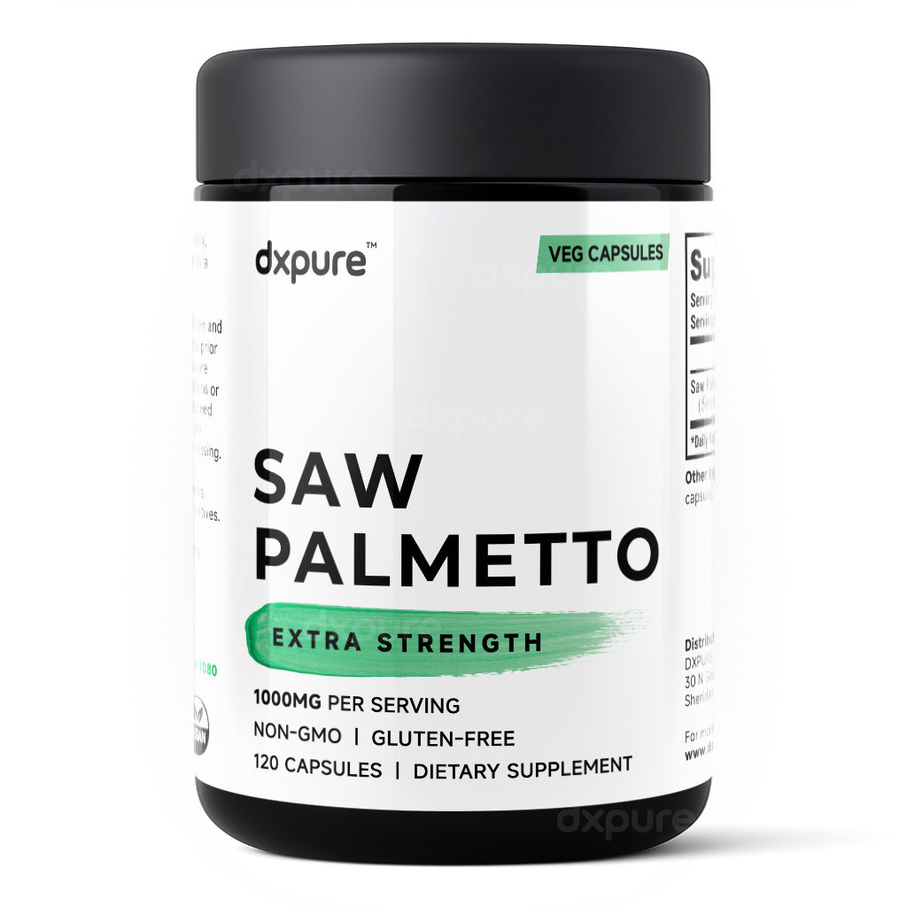 Saw Palmetto Extra Strength Prostate Supplement - 1000mg - 120 Capsules