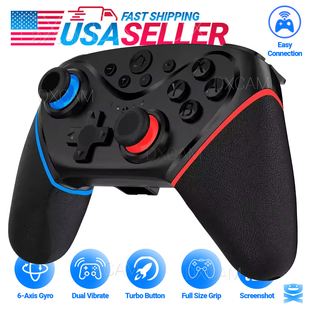 Wireless Controller Dual Vibration Gamepad For Switch / Switch 2 / OLED / Lite