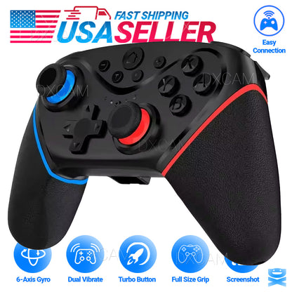 Wireless Controller Dual Vibration Gamepad For Switch / Switch 2 / OLED / Lite