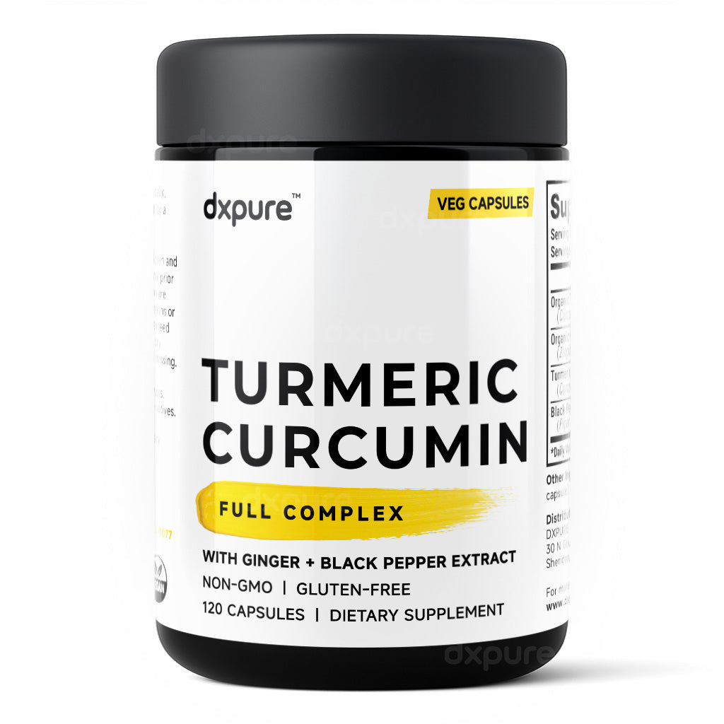 Turmeric Curcumin Ginger Complex w/ Black Pepper - 120 Capsules