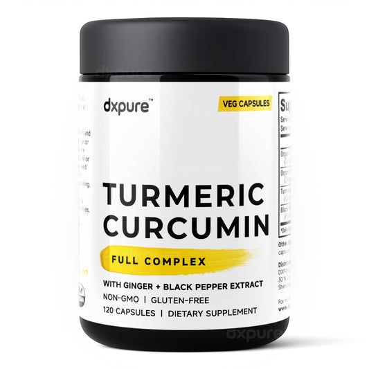 Turmeric Curcumin Ginger Complex w/ Black Pepper - 120 Capsules
