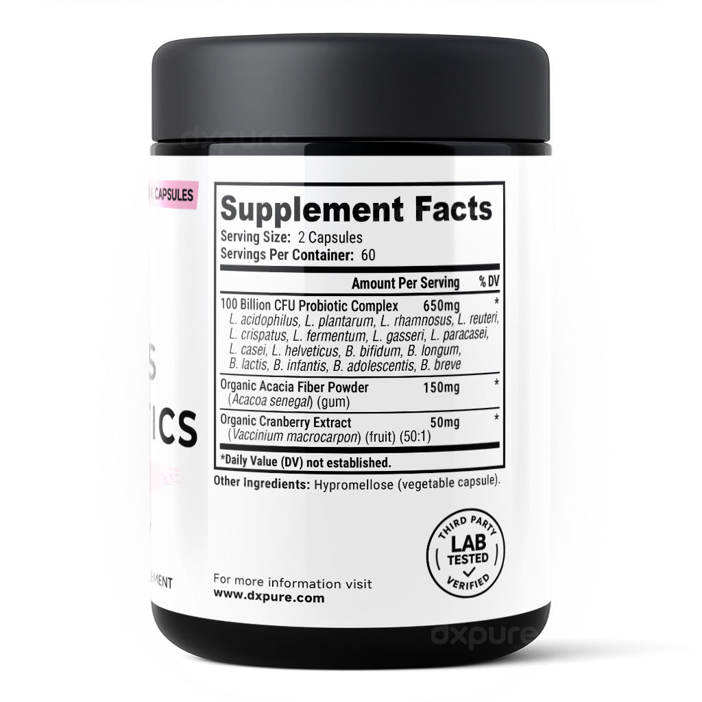 Women's Probiotics 100 Billion CFU - 120 Capsules